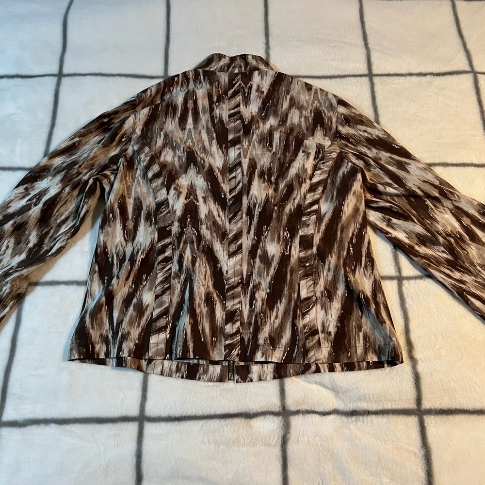Women’s Chico’s Zenergy zip front lightweight jacket Size 2 (12-14)‎ - Picture 6 of 11